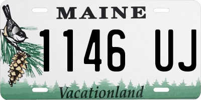 ME license plate 1146UJ