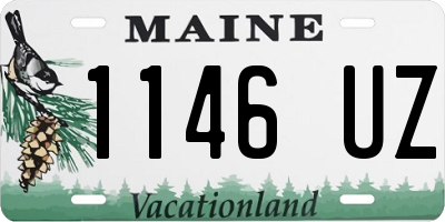 ME license plate 1146UZ