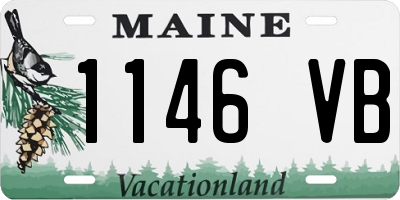 ME license plate 1146VB