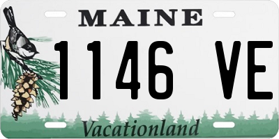 ME license plate 1146VE