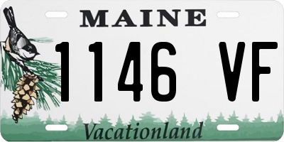 ME license plate 1146VF