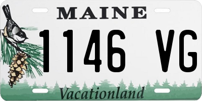 ME license plate 1146VG
