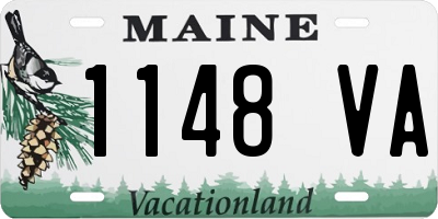 ME license plate 1148VA