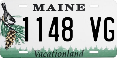 ME license plate 1148VG