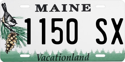 ME license plate 1150SX