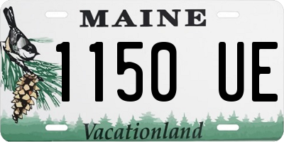 ME license plate 1150UE