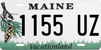 ME license plate 1155UZ