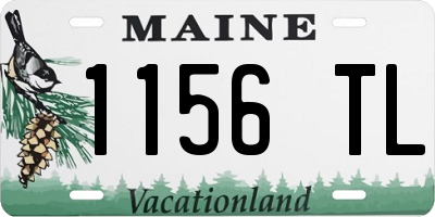 ME license plate 1156TL