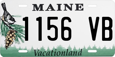 ME license plate 1156VB