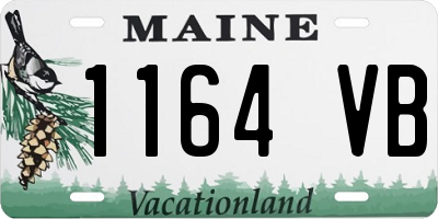 ME license plate 1164VB