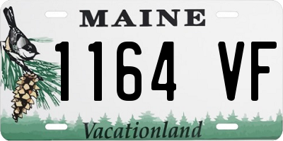 ME license plate 1164VF