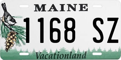 ME license plate 1168SZ
