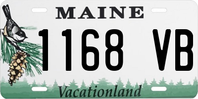 ME license plate 1168VB