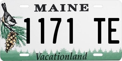 ME license plate 1171TE