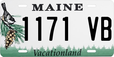 ME license plate 1171VB