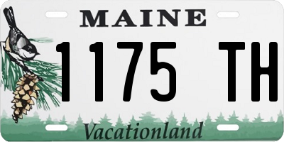 ME license plate 1175TH