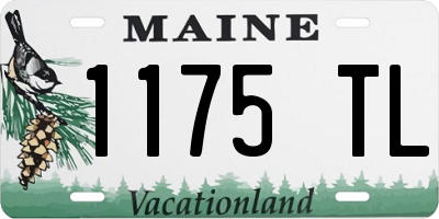 ME license plate 1175TL