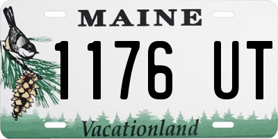 ME license plate 1176UT