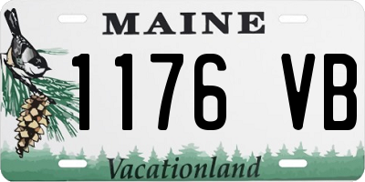 ME license plate 1176VB