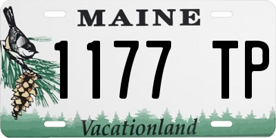 ME license plate 1177TP