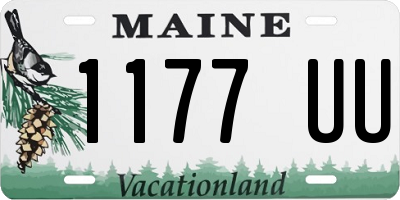 ME license plate 1177UU