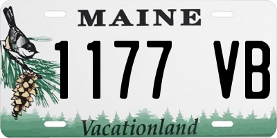 ME license plate 1177VB