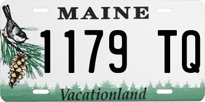 ME license plate 1179TQ