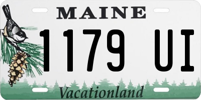 ME license plate 1179UI