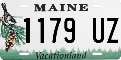 ME license plate 1179UZ