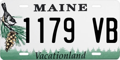 ME license plate 1179VB
