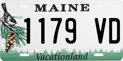 ME license plate 1179VD