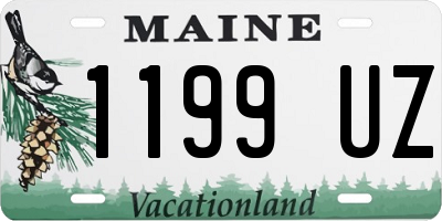 ME license plate 1199UZ