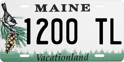 ME license plate 1200TL
