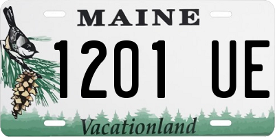 ME license plate 1201UE