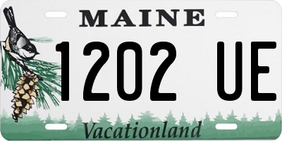 ME license plate 1202UE