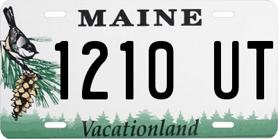 ME license plate 1210UT