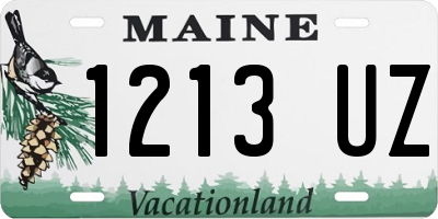 ME license plate 1213UZ