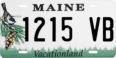 ME license plate 1215VB