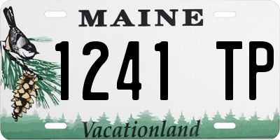 ME license plate 1241TP
