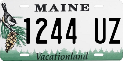 ME license plate 1244UZ