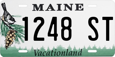 ME license plate 1248ST