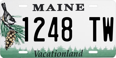 ME license plate 1248TW