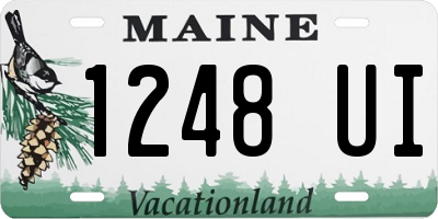 ME license plate 1248UI