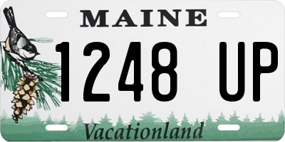 ME license plate 1248UP
