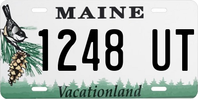 ME license plate 1248UT