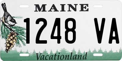 ME license plate 1248VA