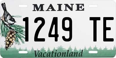 ME license plate 1249TE