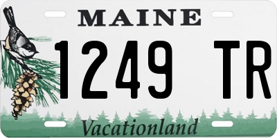 ME license plate 1249TR