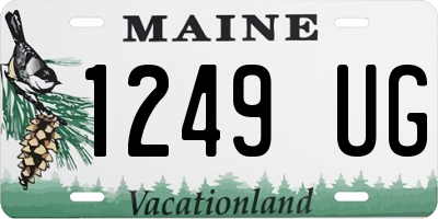 ME license plate 1249UG
