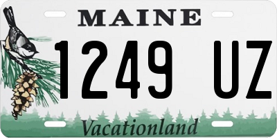 ME license plate 1249UZ